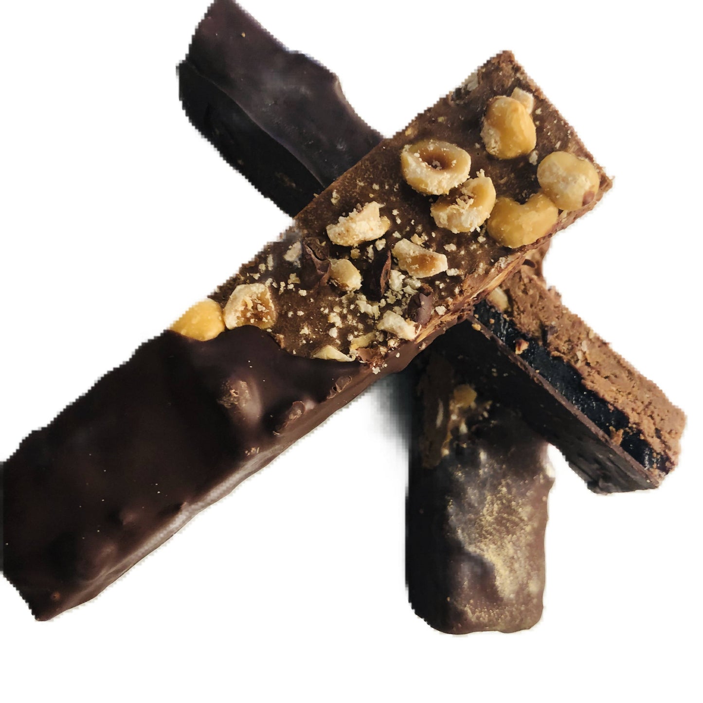 Barre de chocolat croustillante noisette-mûre - 120 pièces