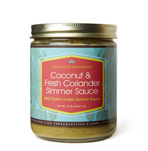 Sauce mijotée à la noix de coco et à la coriandre fraîche - 6 x 16 oz