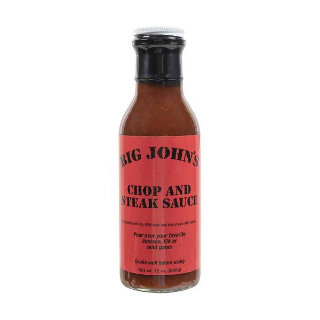 Farm2Me - Pantry - CIRCLE B RANCH LLC - Big John's Chop & Steak Sauce - 12 x 12oz - Big John's Chop & Steak Sauce - 12 x 12oz - Big/Joh/Cho/USA