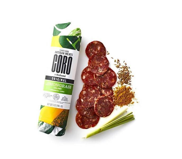 Farm2Me - Meat - Coro - Uncured Lemongrass Salami Piccolo - 6 x 5 oz - Uncured Lemongrass Salami Piccolo - 6 x 5 oz - S0229