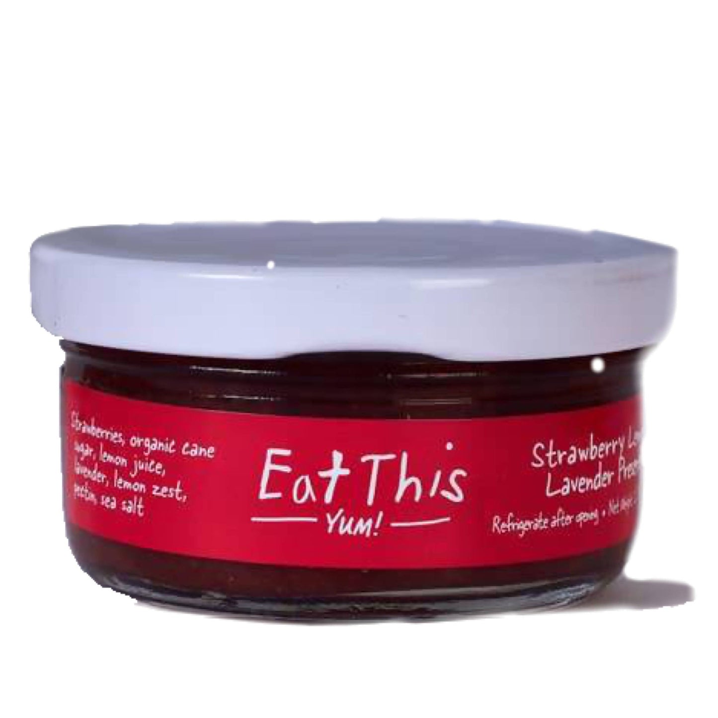 Confiture Fraise Citron Lavande - 12 pots de 60ml