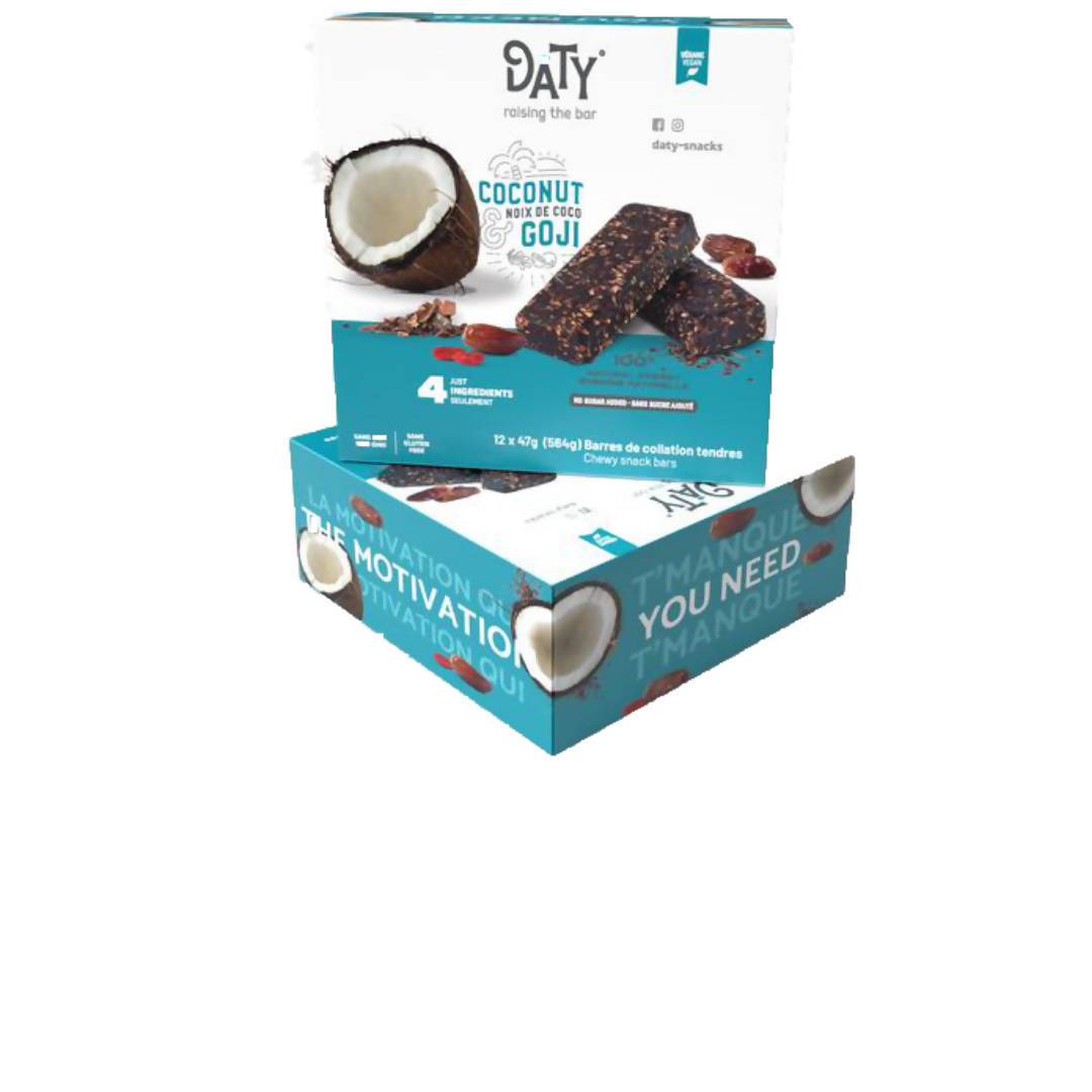 Farm2Me - Snacks - Daty-Snacks - Coconut & Goji Date Bar - 576 x 47g - Coconut & Goji Date Bar - 576 x 47g -