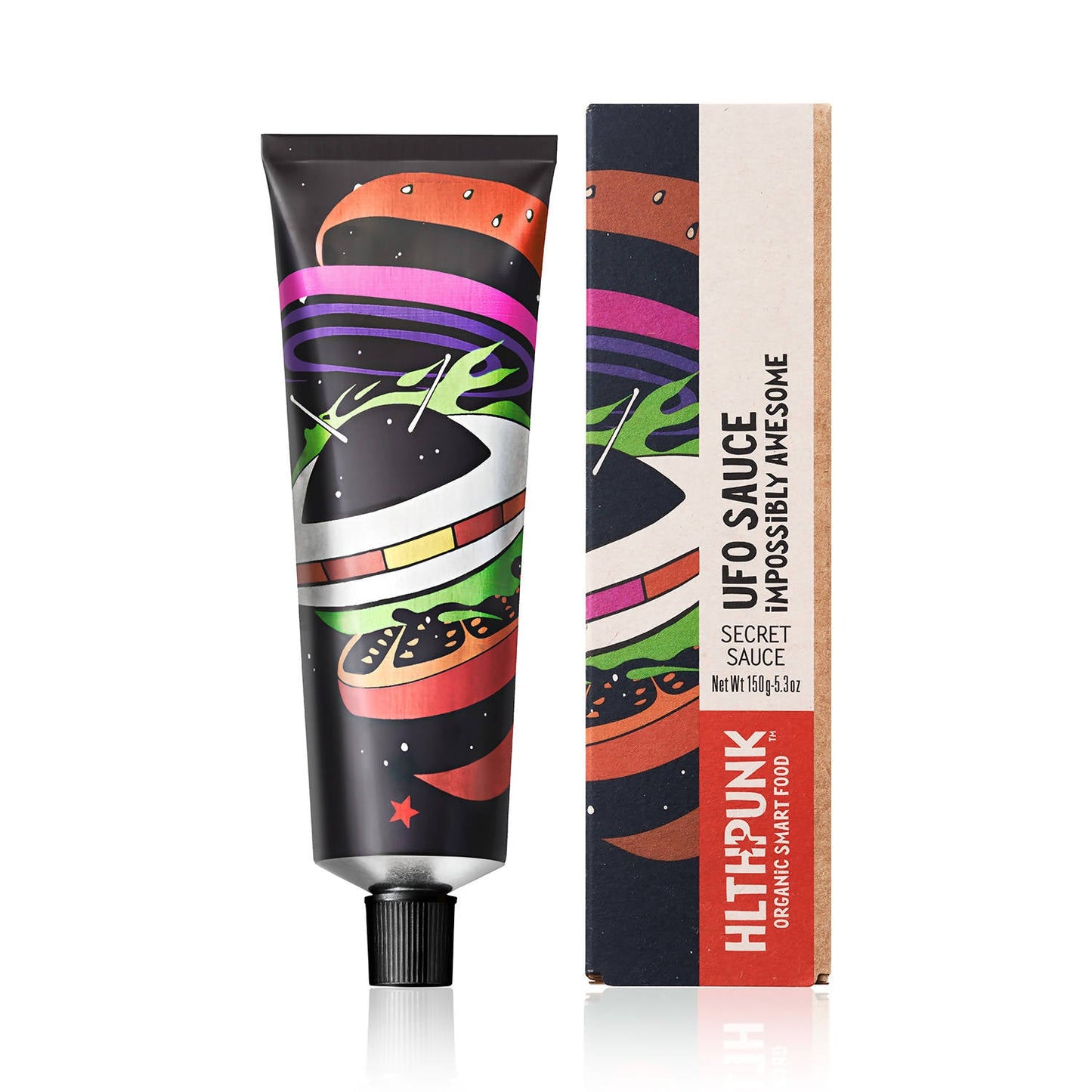 UFO Sauce: Vegan Burger Sauce Tube (Impossibly Awesome) - 8-tube pack - HlthPunk | Farm2Me Wholesale