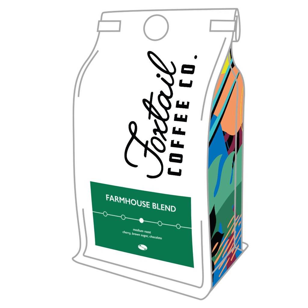 Farm2Me - Beverage - Foxtail Coffee Company - Farmhouse Blend Whole Bean Coffee Bags - 6 x 12 oz - Farmhouse Blend Whole Bean Coffee Bags - 6 x 12 oz -