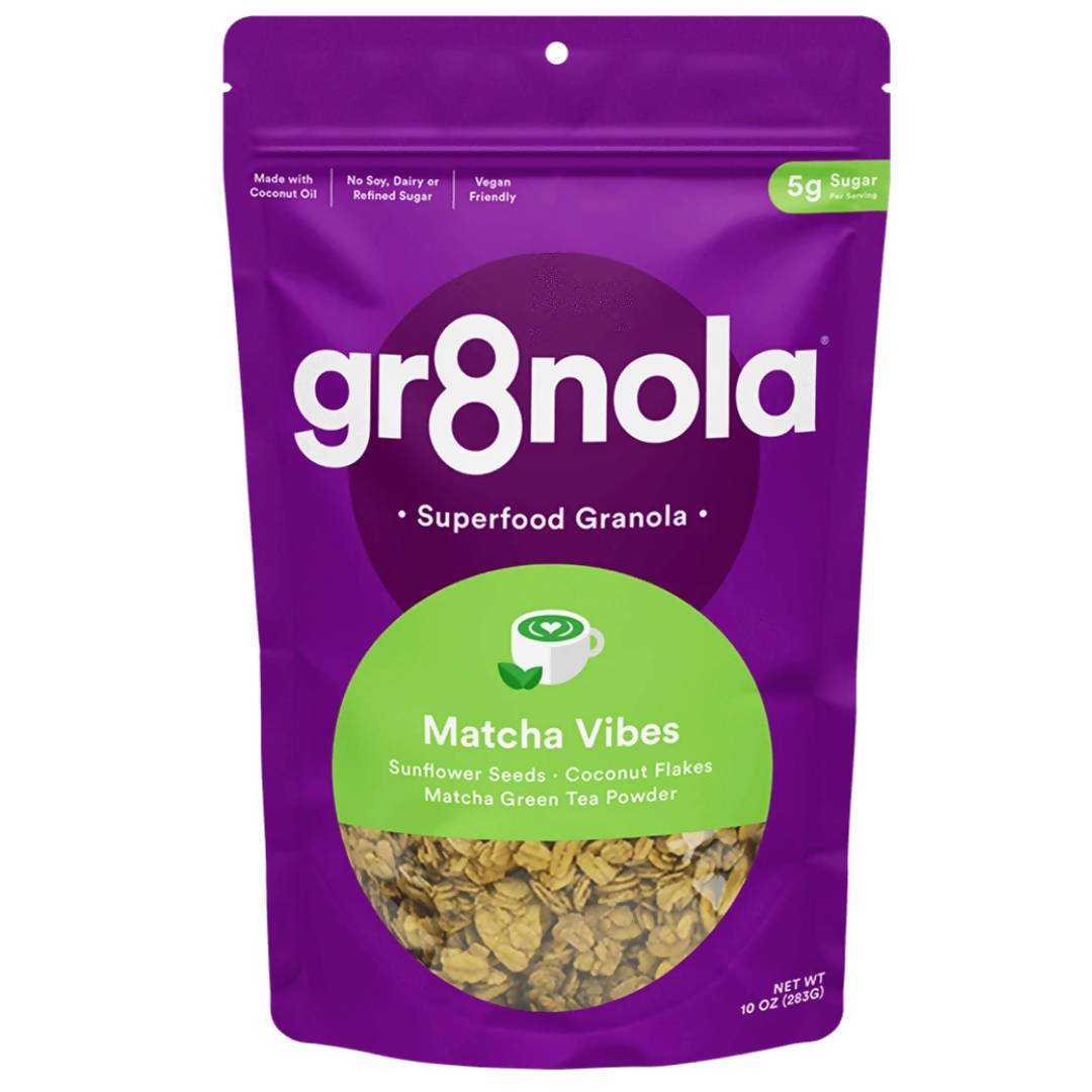 Farm2Me - Snacks - gr8nola - Matcha Vibes Granola Packs - 6 x 10oz - Matcha Vibes Granola Packs - 6 x 10oz - 853288008134
