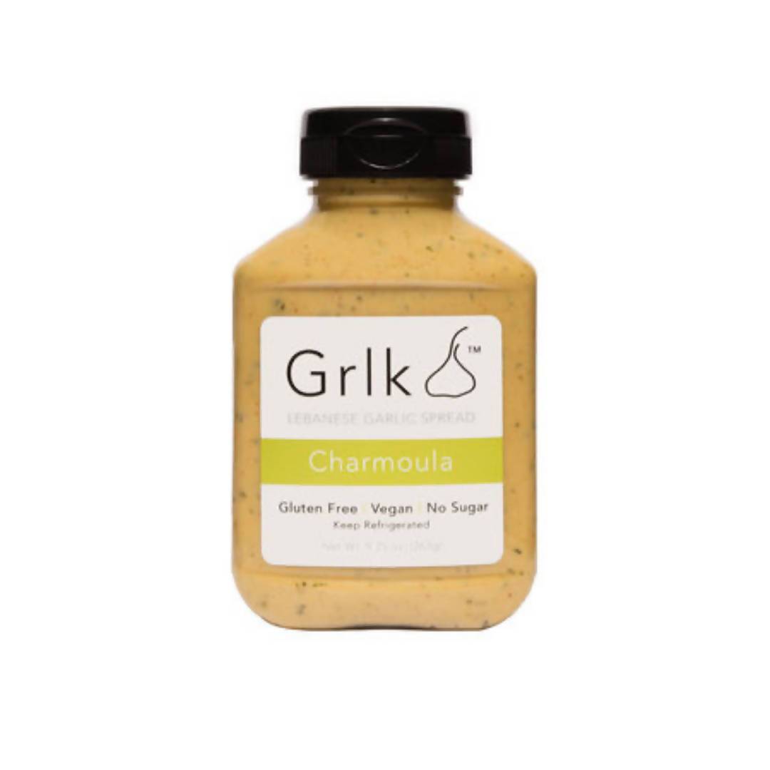 Farm2Me - pantry - Grlk, LLC - Charmoula Lebanese Grlk Spread - 6 x 9.25oz - Charmoula Lebanese Grlk Spread - 6 x 9.25oz -