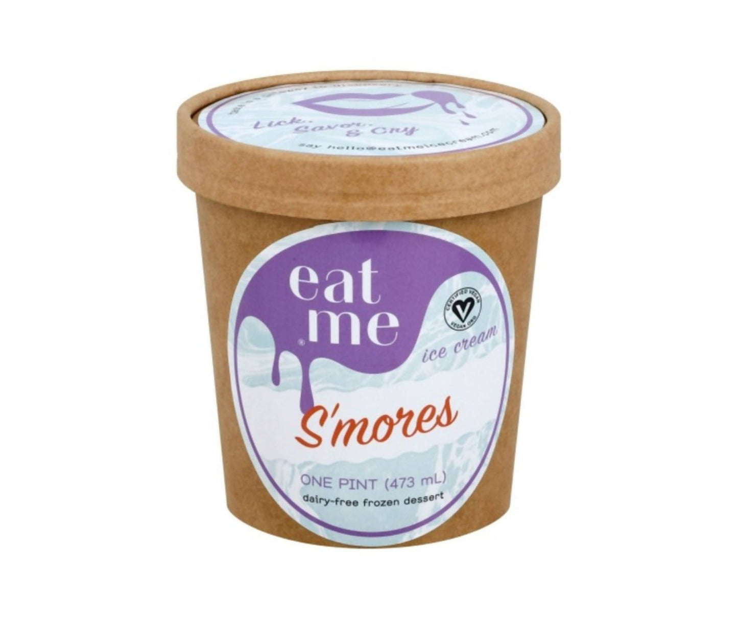 Pintes de crème glacée végétalienne S'mores - 8 x 47 cl