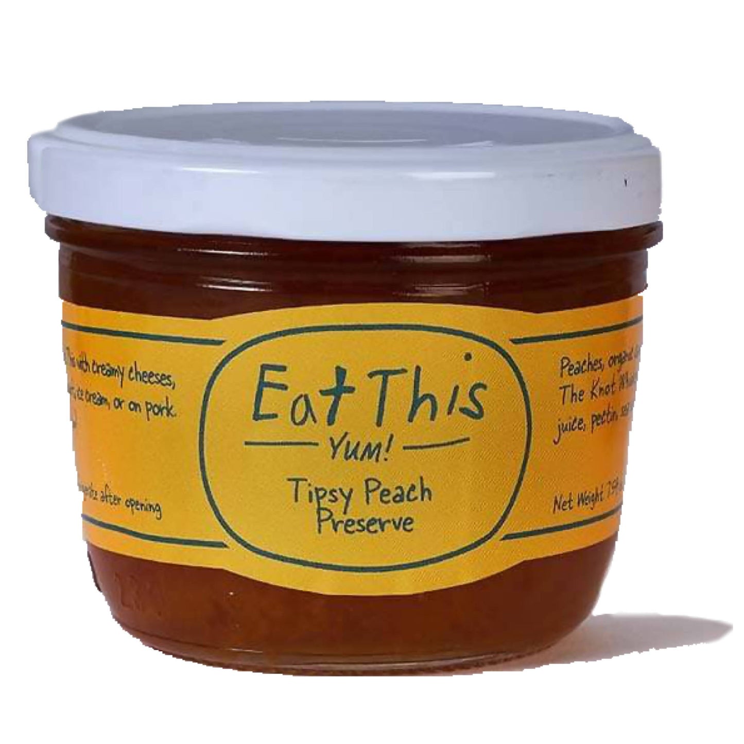 Tipsy Peach Jam - Tub - 32oz -Eat This Yum | Farm2Me Wholesale