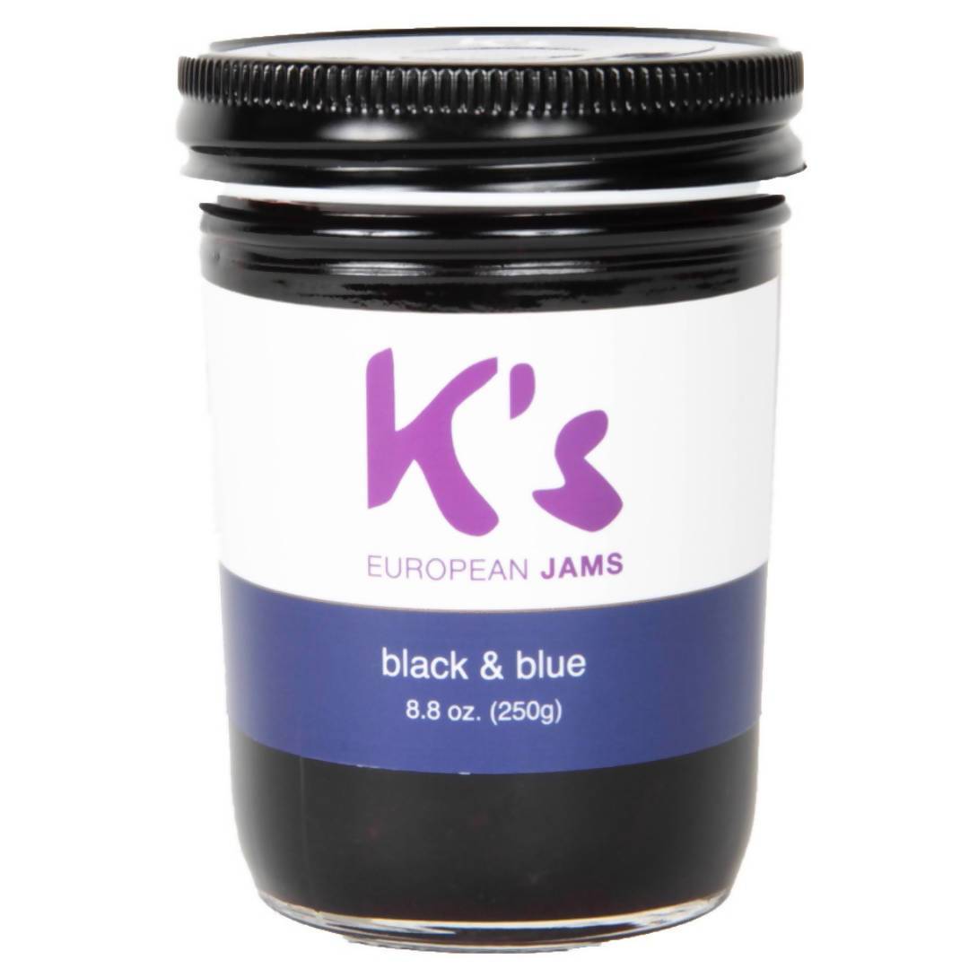Farm2Me - Pantry - K’s European Jams - Black and Blue Jam - 12 x 8.8oz - Black and Blue Jam - 12 x 8.8oz - 631384292998