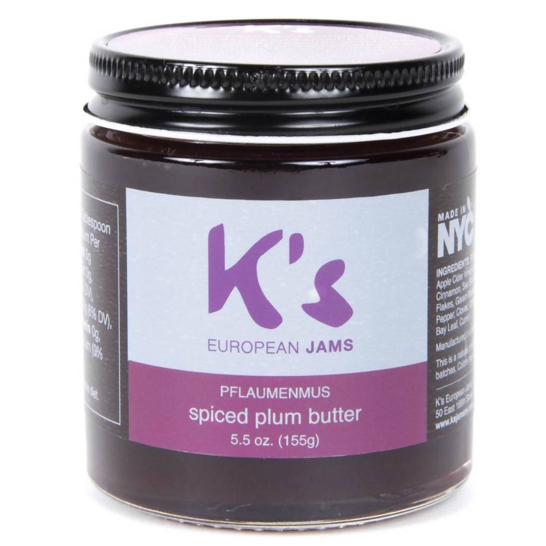 Farm2Me - Pantry - K’s European Jams - Pflaumenmus - Spiced Plum Butter Jars - 6 x 5.5oz - Pflaumenmus - Spiced Plum Butter Jars - 6 x 5.5oz - 0617748950315