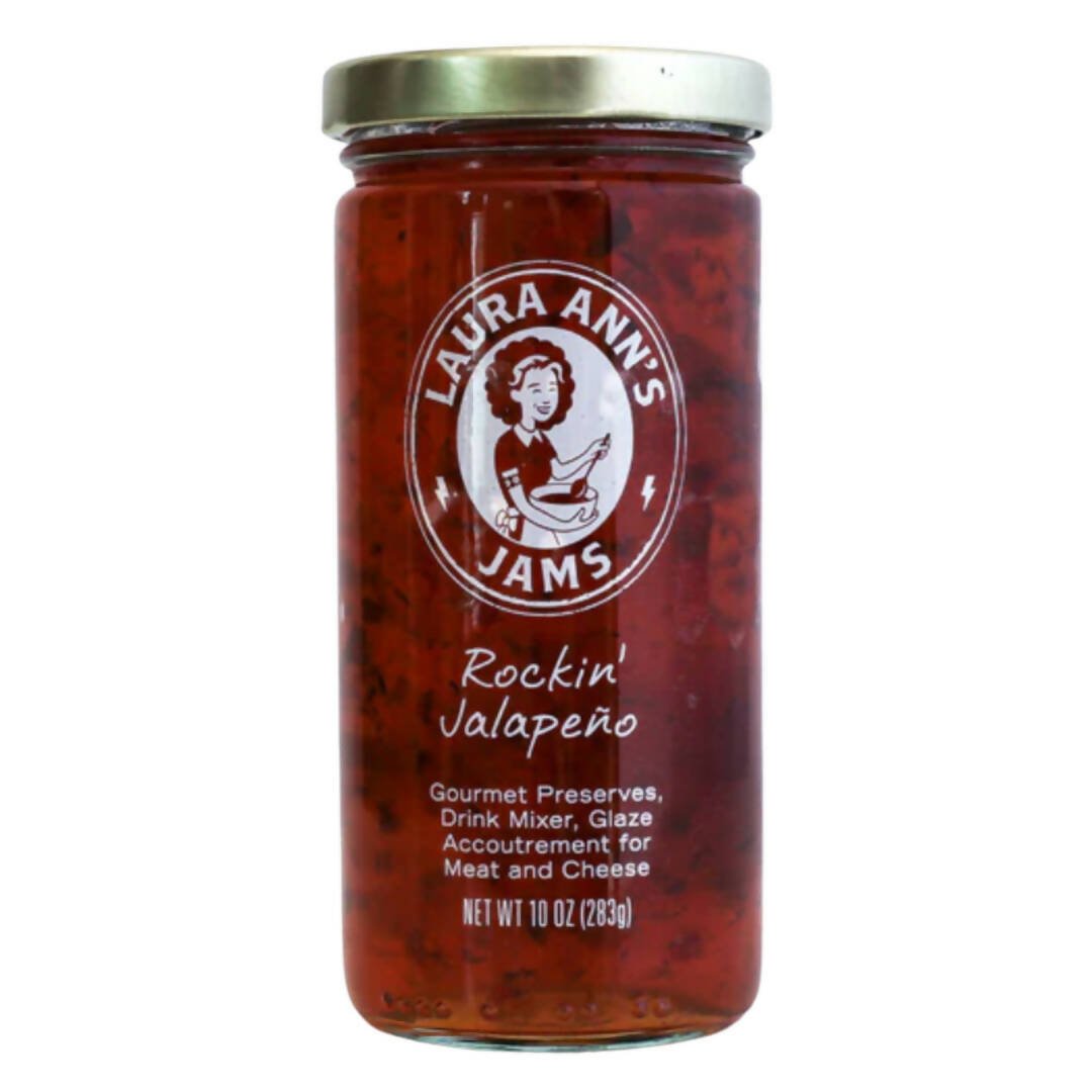 Laura Ann’s Jams - Laura Ann's Jams Rockin Jalapeno Jars - 24 jars x 10oz - Pantry - Farm2Me - 760921781814 - 760921781814 -