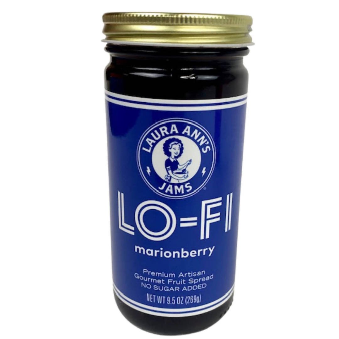 Farm2Me - Pantry - Laura Ann’s Jams - Lo-Fi Marionberry (Sugar Free) Jam Jars - 24 x 10oz - Lo-Fi Marionberry (Sugar Free) Jam Jars - 24 x 10oz - 760921781999