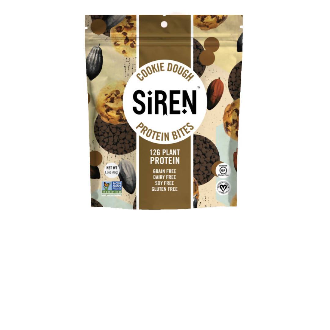 Cookie Dough Protein Bite Pouches - 10 x 1.7oz - Siren Snacks | Farm2Me Wholesale