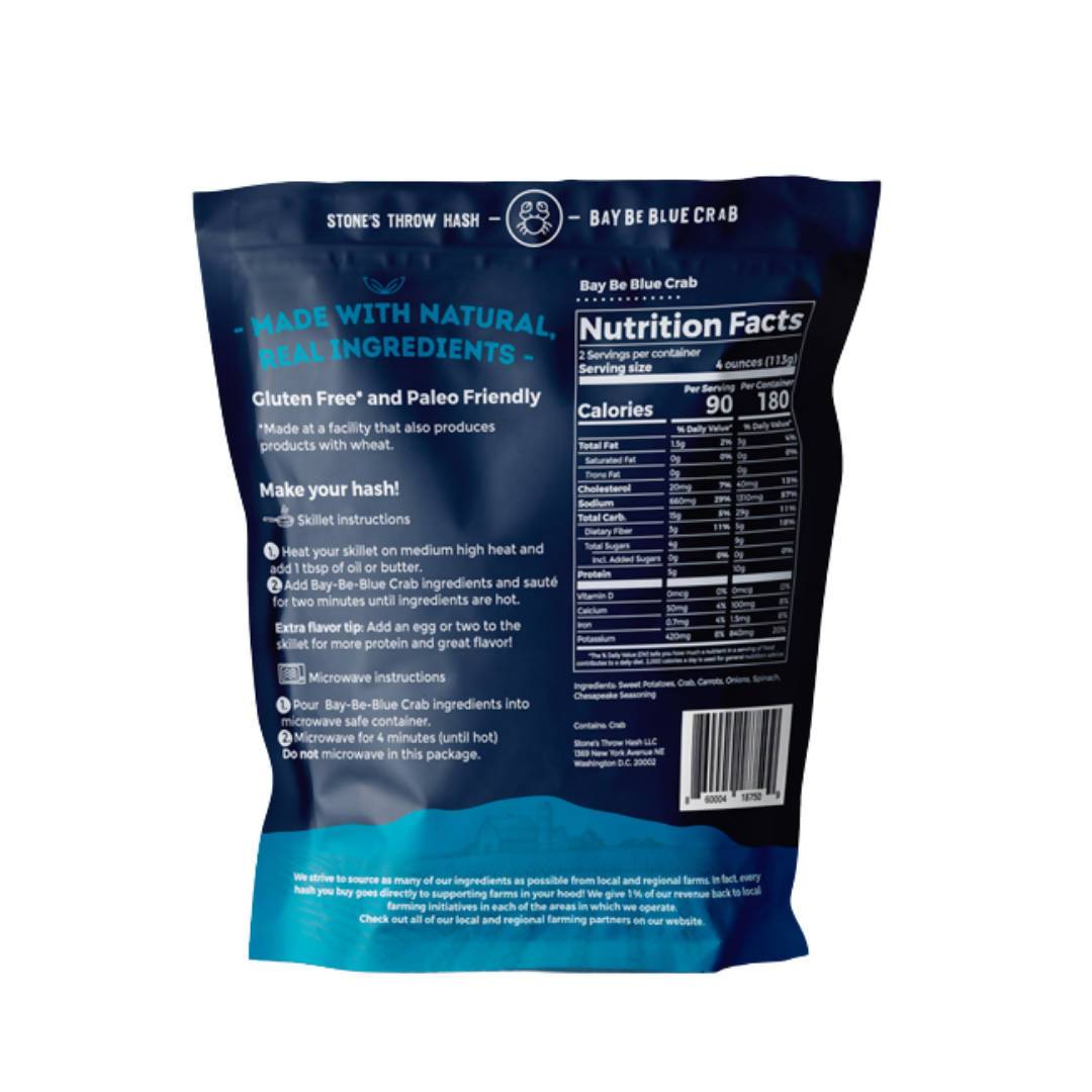 Farm2Me - Prepared Food - Stone’s Throw Hash - Bay Be Blue Crab Hash - 6 x 8oz - Bay Be Blue Crab Hash - 6 x 8oz - 860004187509
