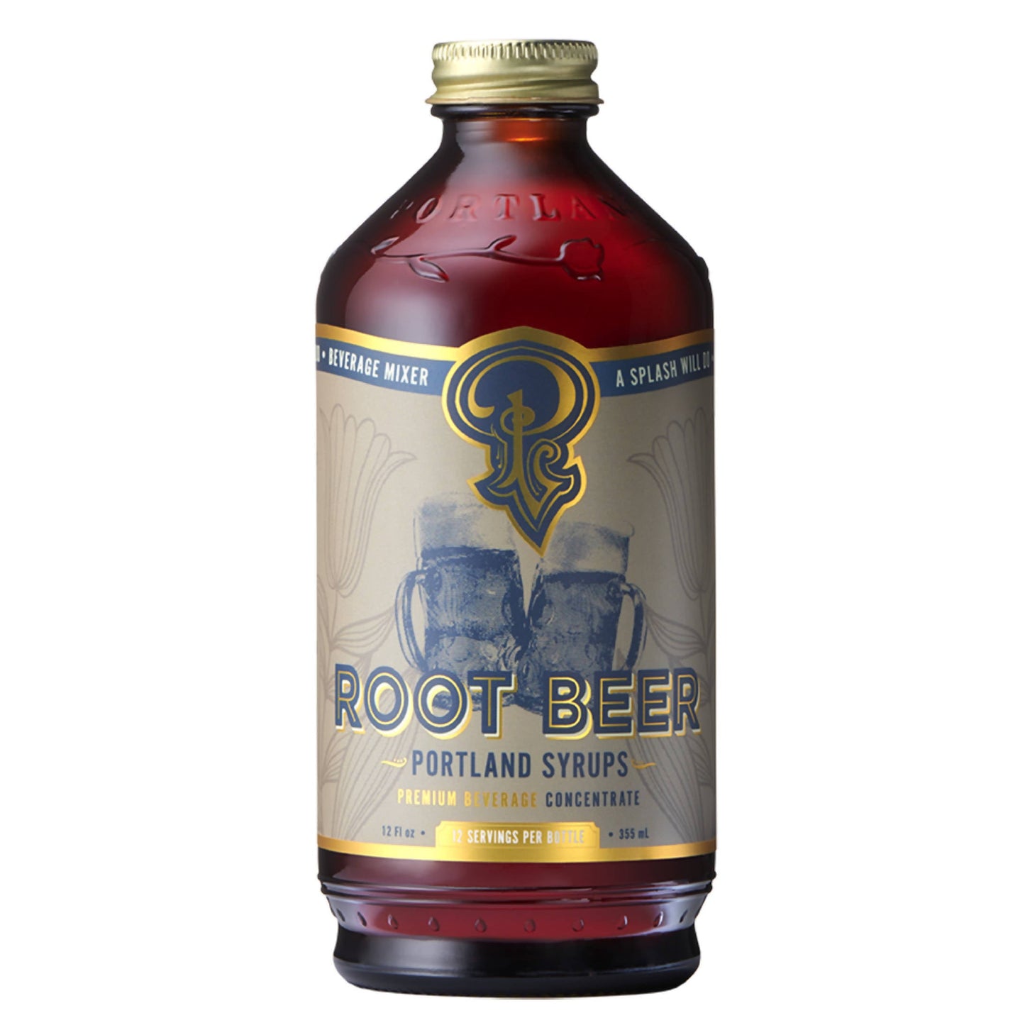 Sirop de bière de racines authentique – 6 x 12 oz