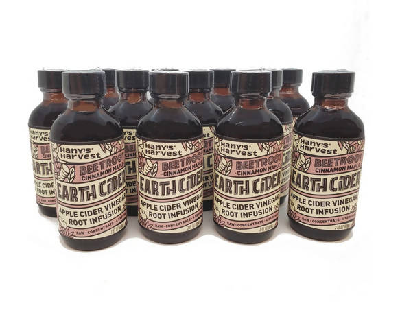 Beetroot Earth Cider Bottles - 16 x 2oz - Hany's Harvest