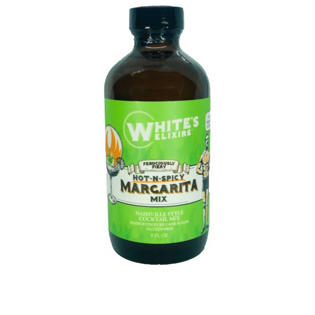 Farm2Me - Beverage - White’s Elixirs - Spicy Margarita Mix Bottle - 24 x 8oz - Spicy Margarita Mix Bottle - 24 x 8oz - 680474077892