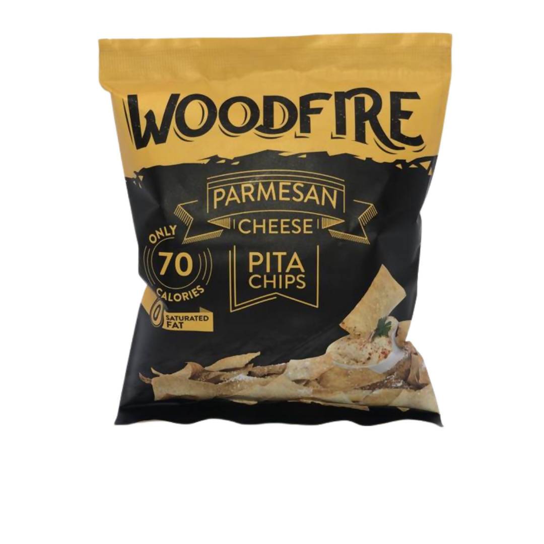 Farm2Me - Snacks - Woodfire brands - Parmesan Garlic Pita Chips - 12 x 1oz - Parmesan Garlic Pita Chips - 12 x 1oz - 859672003099