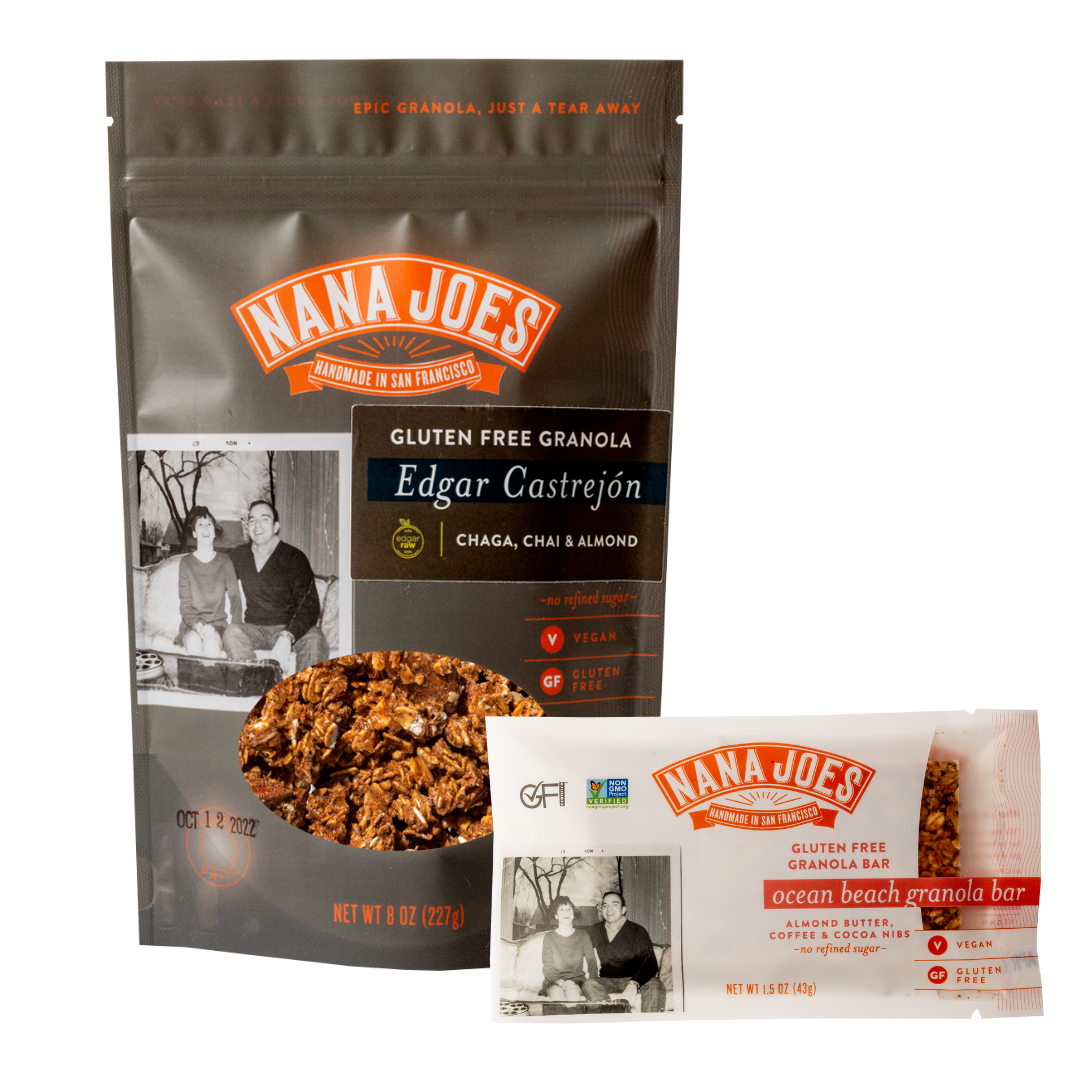 Nana Joe's Granola Chaga Chai Granola + barre Ocean Beach gratuite