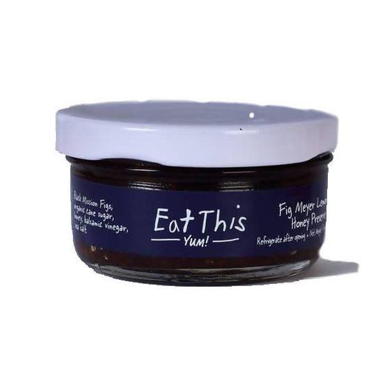Confiture de figues, de citrons Meyer et de miel – 12 pots de 56 g