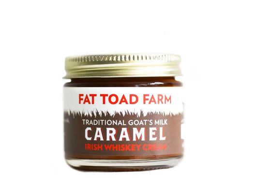 Bocaux de caramel au lait de chèvre et whiskey irlandais Fat Toad Farm - 12 x 57g