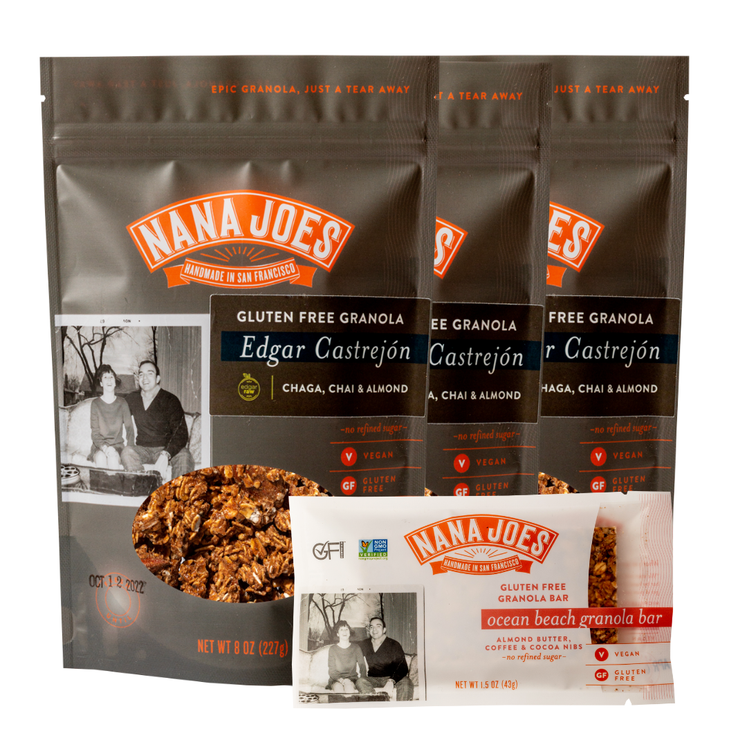 Nana Joe's Granola Chaga Chai Granola + barre Ocean Beach gratuite