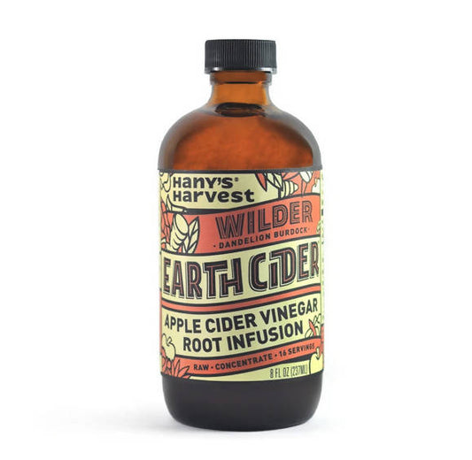 Bouteilles de cidre de pissenlit « Dandelion Earth » – 12 x 236 ml – Hany's Harvest