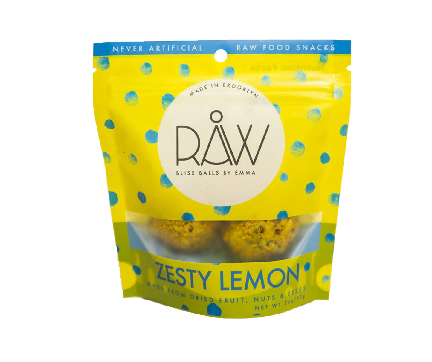 Bouchées énergétiques crues au citron relevé - 20 x 1 sachet (57 g)