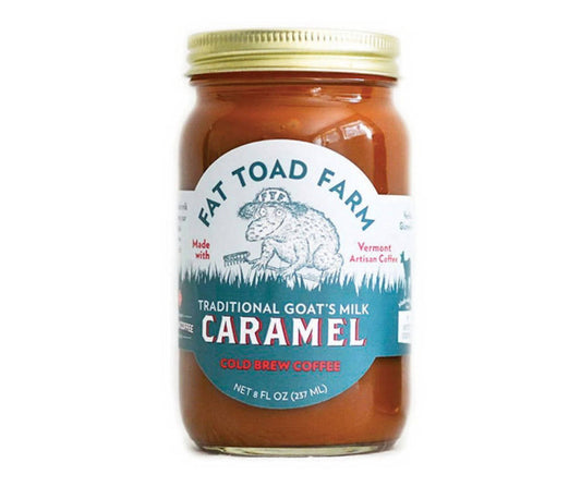 Caramels au lait de chèvre et café infusé à froid de Fat Toad Farm - 12 pots de 227 g