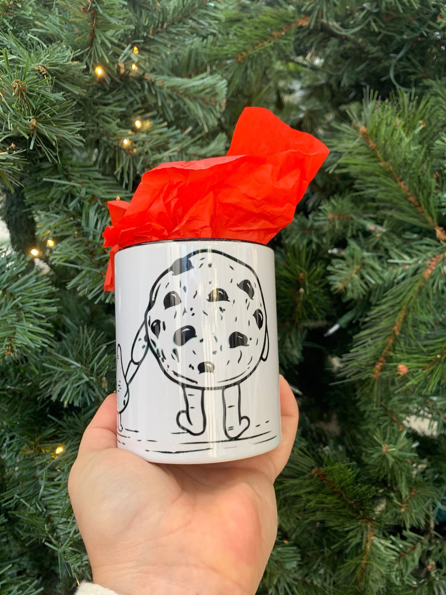 Tasse à biscuits en céramique