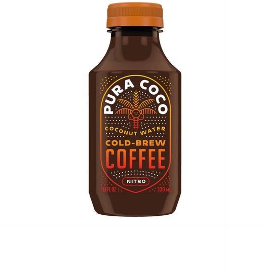 Cold Brew + Coconut Water, Organic - 12-Bottle Pack - Pura Coco Coconut Water | Farm2Me Wholesale