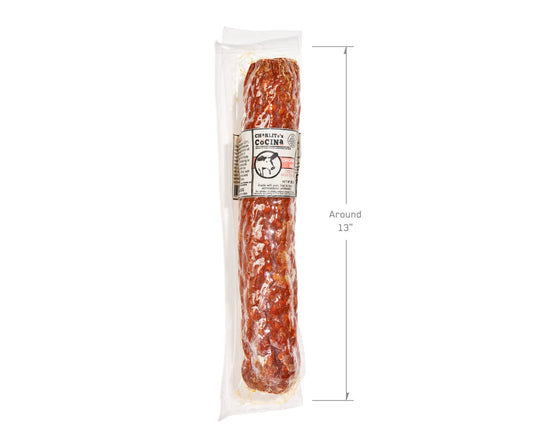 Charlito's Cocina Chorizo Largo - Chorizo doux sec de charcuterie - 6 x 1,5 LB