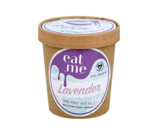 Pots de glace végétalienne à la lavande - 8 x 450g
