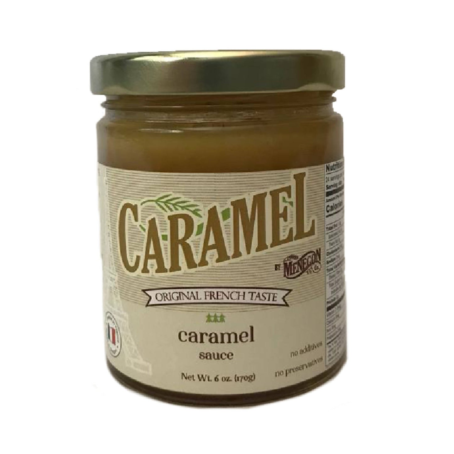 Sauce au Caramel - Pots de Sauce Originale au Caramel au Beurre Salé de France - 12 x 6 oz