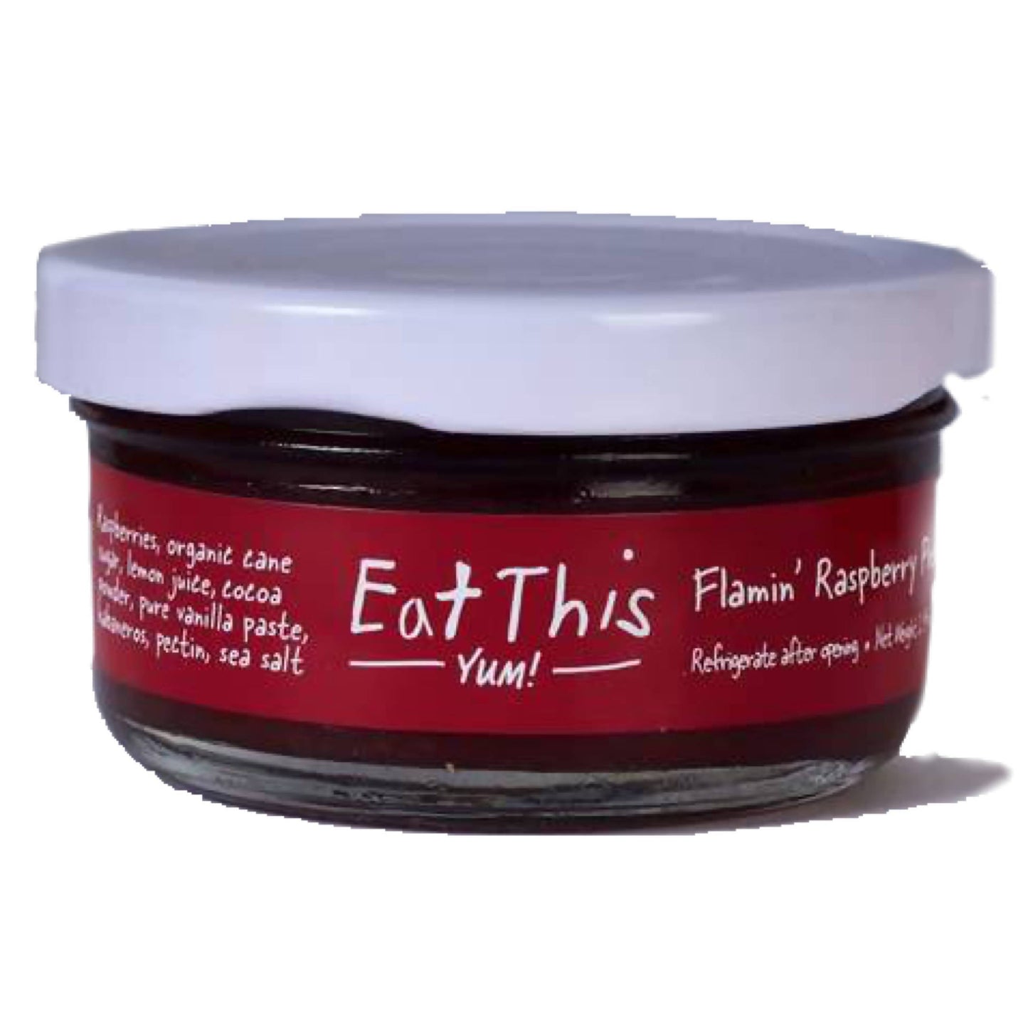 Flamin' Confiture de framboises en pots – 12 x 56 g