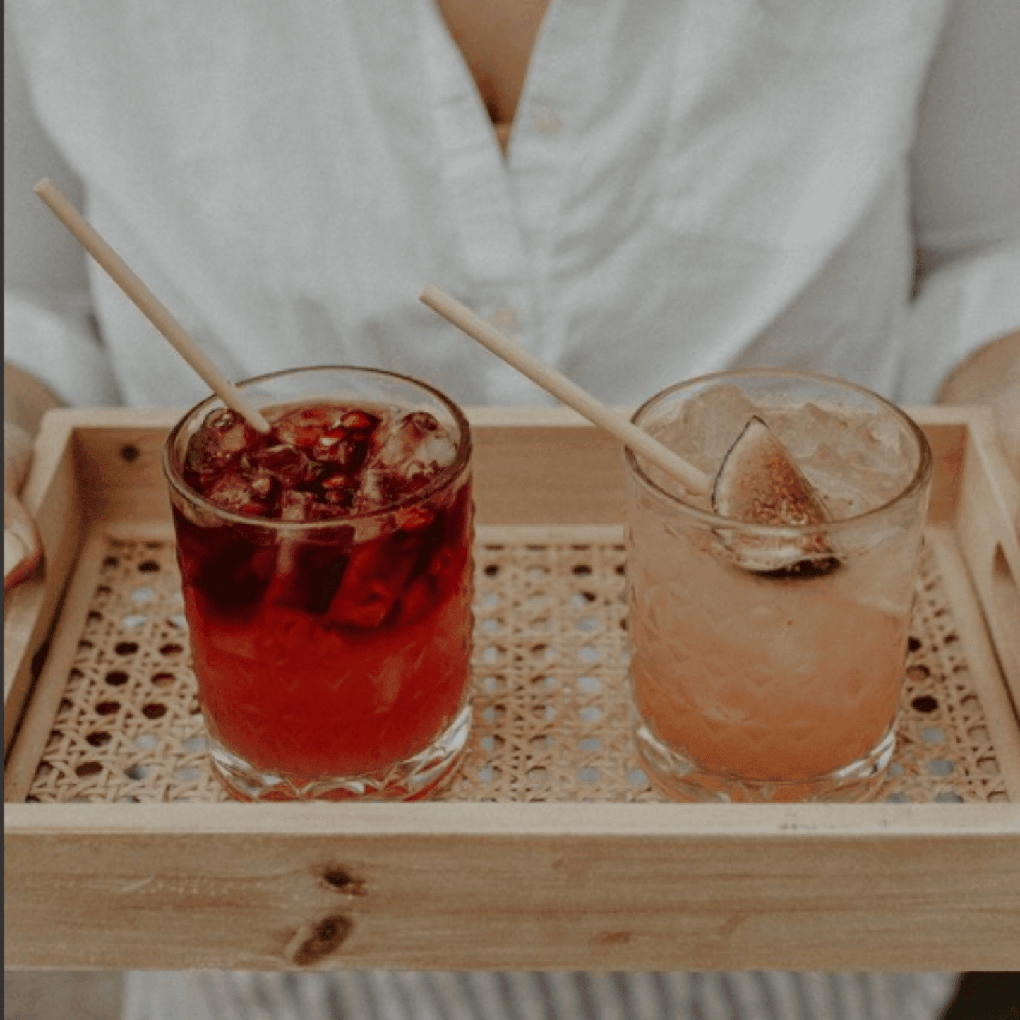 Pailles en blé Holy City Straws pour cocktails - Paquet de 50 (vente au détail)