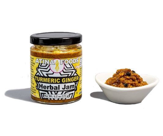 Turmeric Ginger Herbal Jam - 12-Jar Pack - Atina Foods | Farm2Me Wholesale