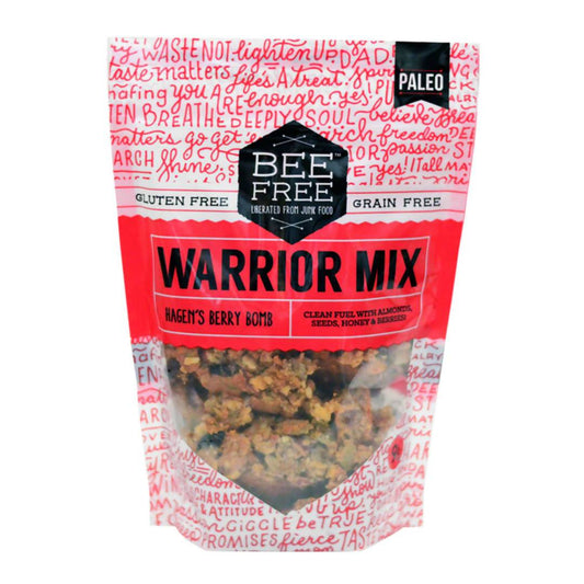 Bee Free Warrior Mix: Hagen's Berry Bomb Granola, Gluten Free, Grain Free - 12-Bags Pack - Bee Free Gluten Free Granola | Farm2Me Wholesale