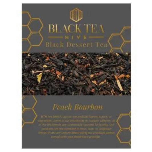 Farm2Me - Drinks - Black Tea Hive - Peach Bourbon Tea Pouches - 6 x 2oz - Peach Bourbon Tea Pouches - 6 x 2oz -