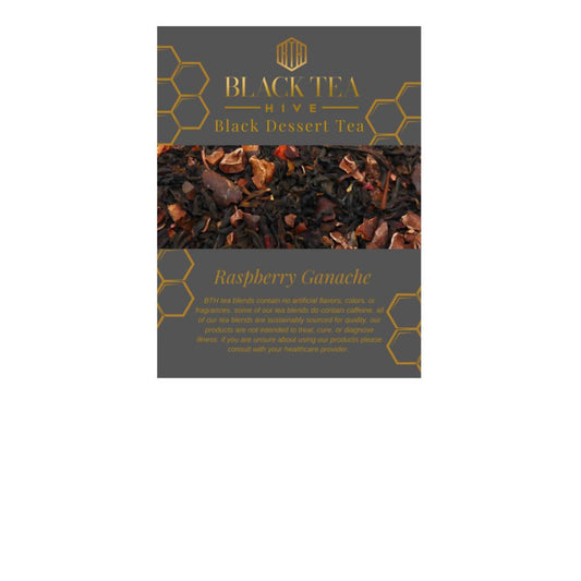 Farm2Me - Drinks - Black Tea Hive - Raspberry Ganache Tea Pouches - 6 x 2oz - Raspberry Ganache Tea Pouches - 6 x 2oz -