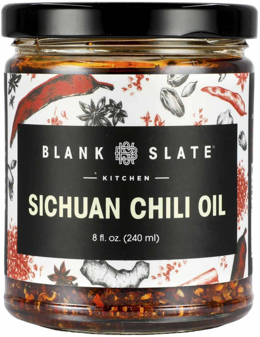 Farm2Me - Pantry - Blank Slate Kitchen - Sichuan Chili Oil - 6 x 8oz - Sichuan Chili Oil - 6 x 8oz - OIL-SZ-CS