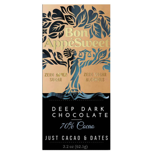 Farm2Me - Snacks - Bon AppeSweet - Deep Dark Chocolate - 12 x 2.2.oz - Deep Dark Chocolate - 12 x 2.2.oz - 860002637020