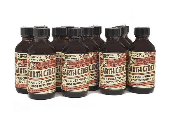 Bouteilles de cidre de pissenlit Dandelion Earth - 16 x 2 oz - Hany's Harvest