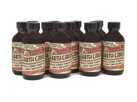 Bouteilles de cidre de pissenlit Dandelion Earth - 16 x 2 oz - Hany's Harvest