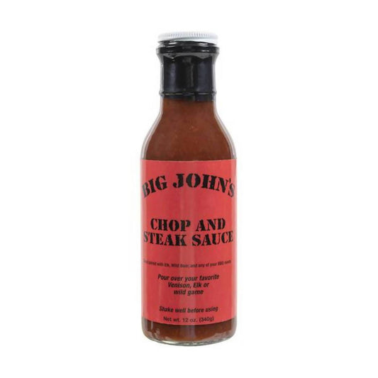 Farm2Me - Pantry - CIRCLE B RANCH LLC - Big John's Chop & Steak Sauce - 12 x 12oz - Big John's Chop & Steak Sauce - 12 x 12oz - Big/Joh/Cho/USA