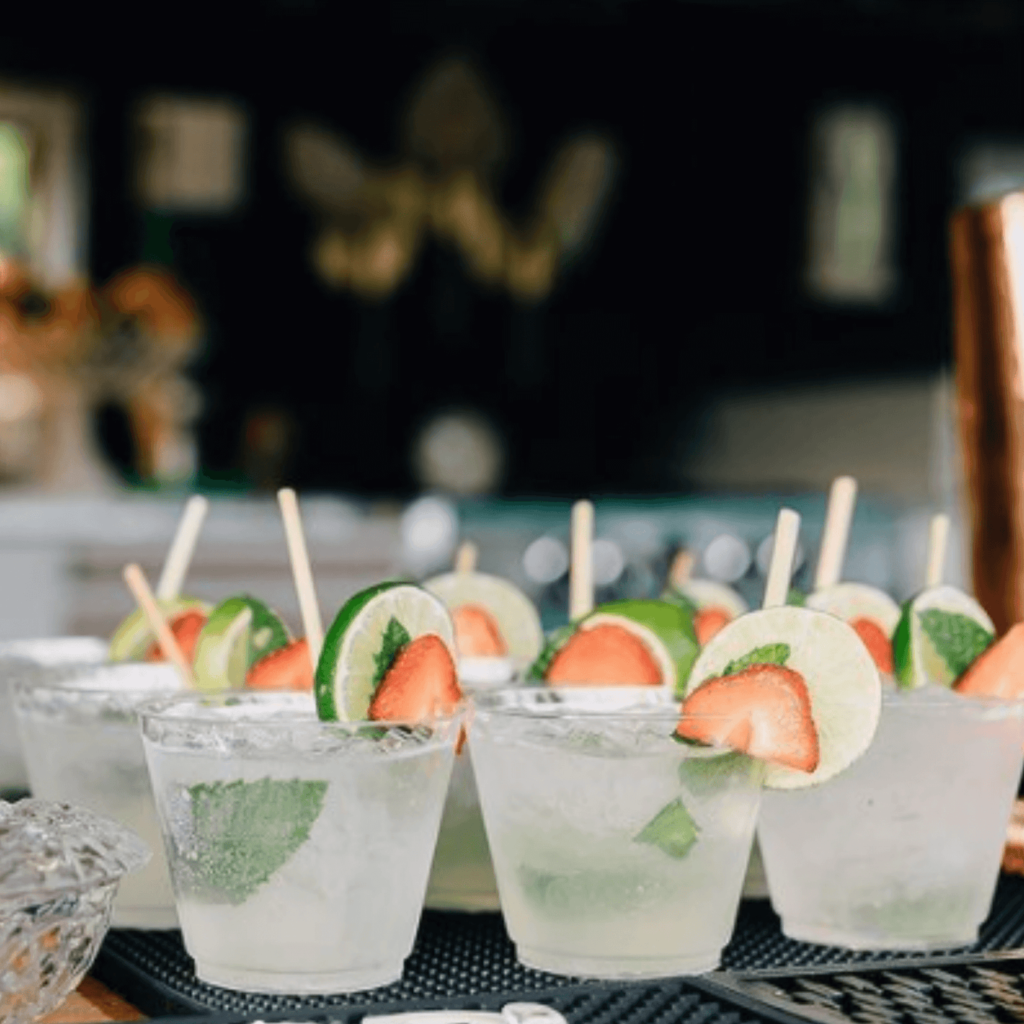 Pailles en blé Holy City Straws pour cocktails - Paquet de 50 (vente au détail)