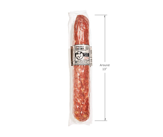 Charlito’s Cocina Trufa Seca - Saucisson sec à la truffe noire - Format traiteur - 6 x 1,5 LB