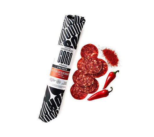 Saucisson Sec Sopressata Piquante Non Affinée Format Traiteur - 3 x 2 LB