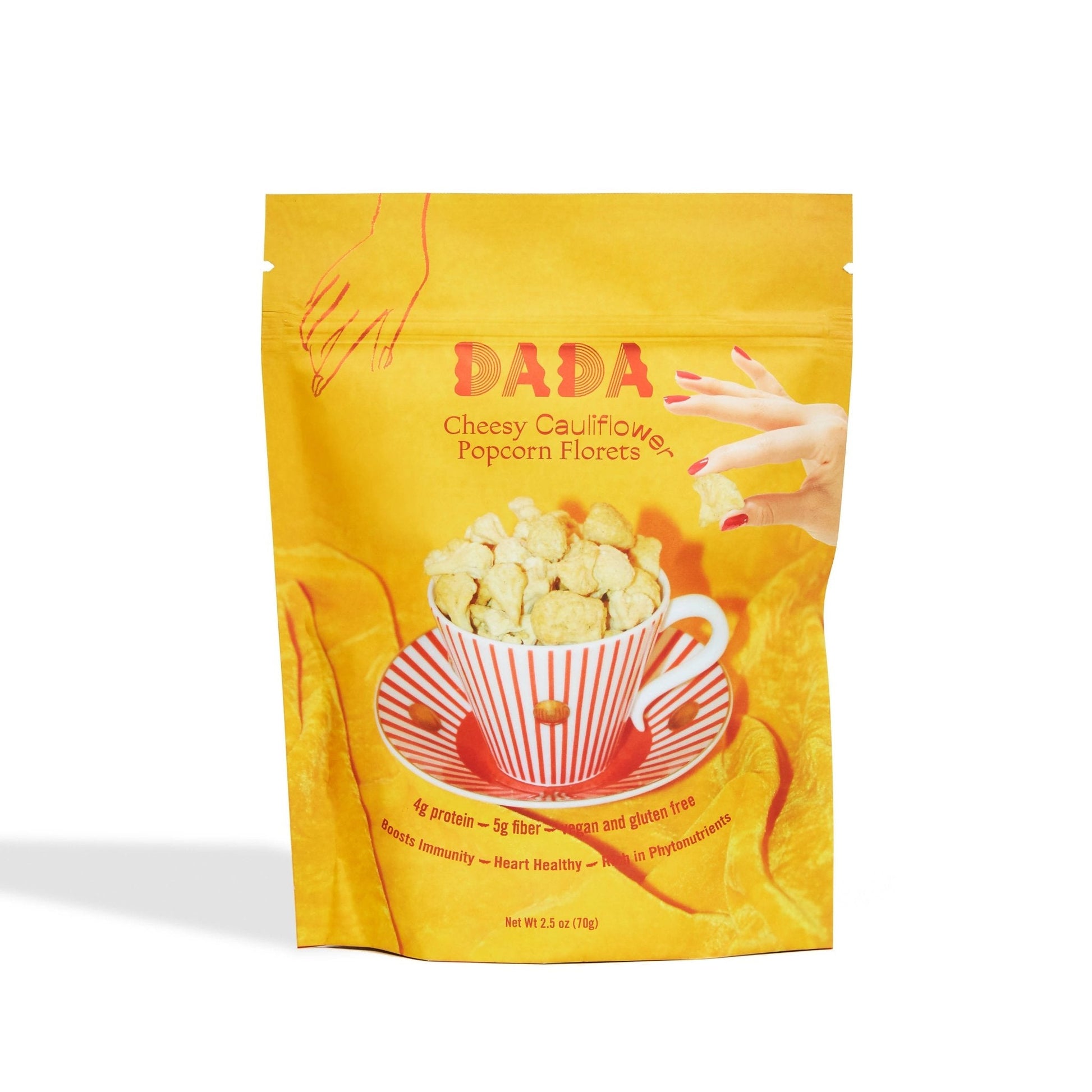 DADA Daily - Cheesy Cauliflower Popcorn Florets - snack - Farm2Me - 01CCP03 - 850007481087 -