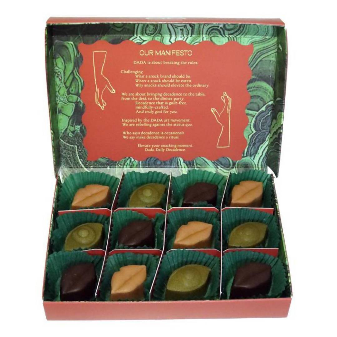 Farm2Me - Snacks - DADA Daily - The Dada Dozen Truffle Boxes - 6 x 12 pieces - The Dada Dozen Truffle Boxes - 6 x 12 pieces - 850007481001